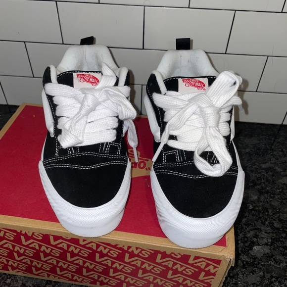 Vans Black and White Knu Stack unisex Mens 4.5 Womens 6 - Picture 5 of 13